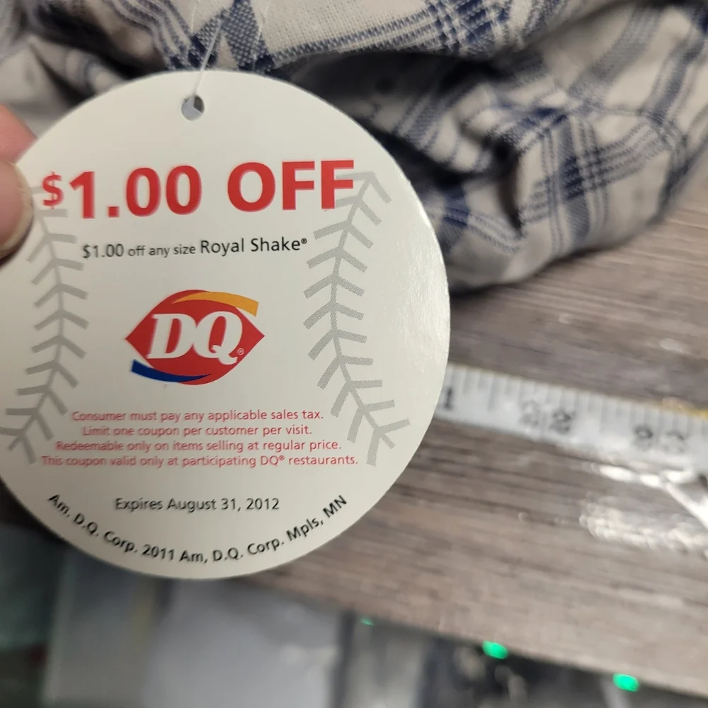 New Old Stock NWT Minnesota‎ Twins X Dairy Queen Plaid Baseball Hat 2012
